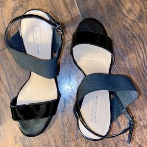 Glossy Heeled Sandals